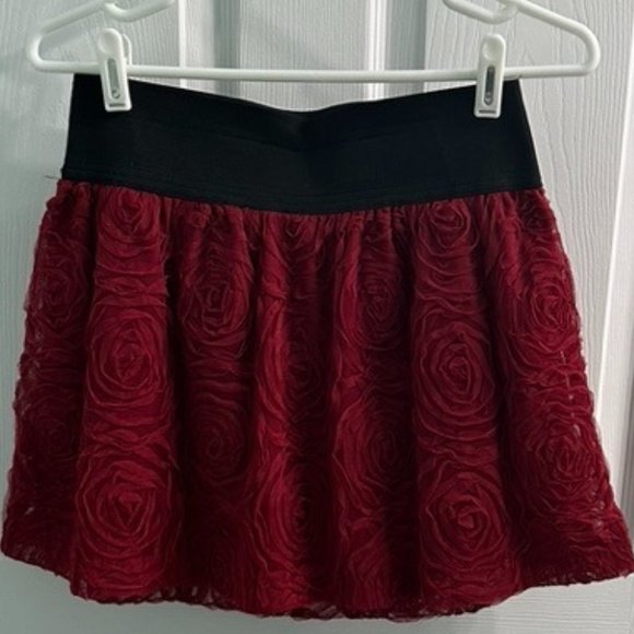 Stoosh Dresses & Skirts - Stoosh Textured Red Skirt